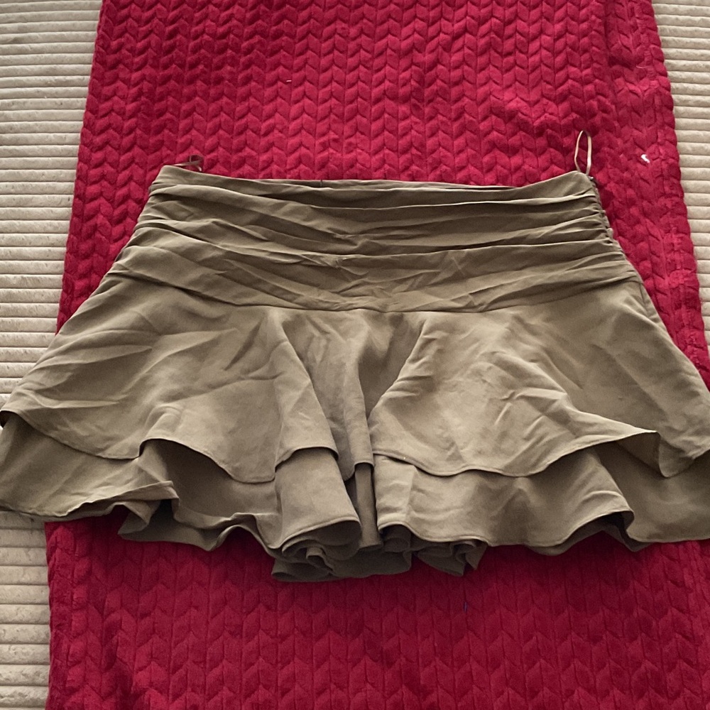 Zara Khaki Brown Fabric